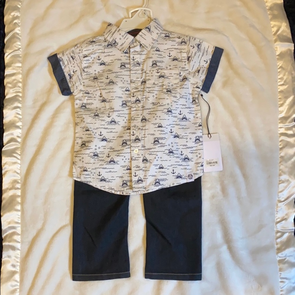 NWT paperdenim&cloth 2 Piece Set